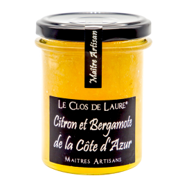 Confiture de citron et bergamote de la Côte d'Azur