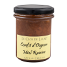Confit d'oignons au miel et raisins